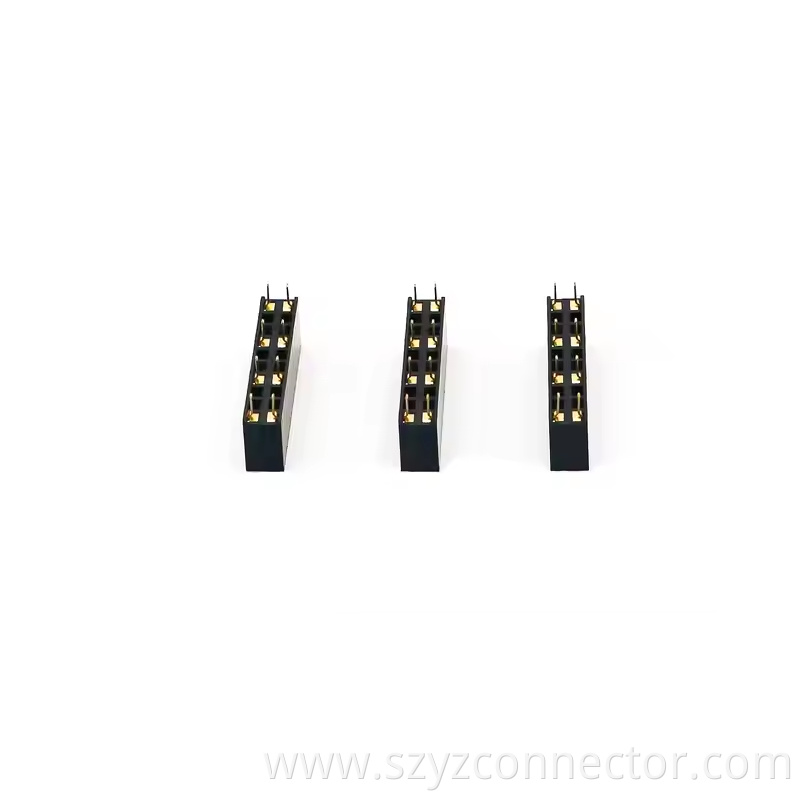 2.54mm Pitch Female Header Dual Row Straight H8.5mm 22P-240P (2)